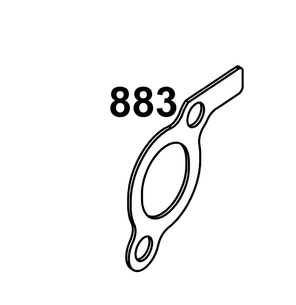 Exhaust Group Diagram and Parts List for 386777-0011-G1  Briggs and Stratton Engine